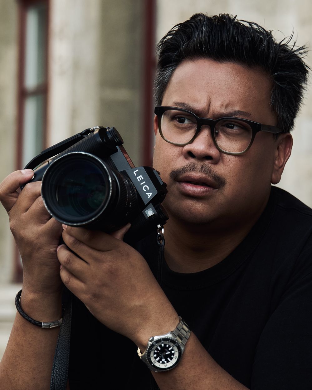 Pat Domingo mit einer Leica SL